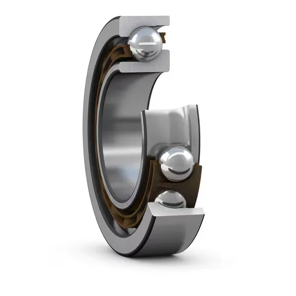 7200 Single Row Angular Contact Ball Bearings 15 25 40 degree contact angle